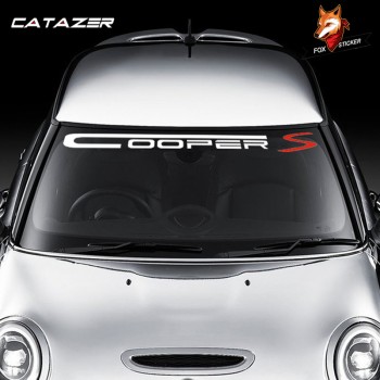 Reflective Windscreen Windshield Window Sticker Decal Car Styling For Mini Cooper One JCW F55 F56 R56 F60 R60 R50 R53 R61 R57